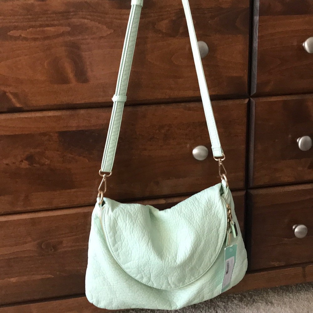 Jolene zipper flap crossbody bag